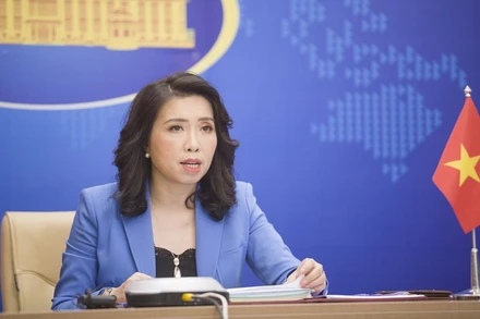 Người phát ngôn Bộ Ngoại giao Lê Thị Thu Hằng. (Ảnh: Bộ Ngoại giao)