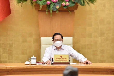 Thủ tướng Phạm Minh Chính chủ trì cuộc họp.