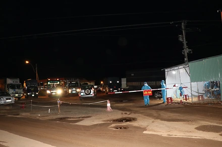 Sự việc gây kẹt xe kéo dài hàng chục km tại chốt kiểm soát Covid-19 Sao Mai, nối giữa hai tỉnh Gia Lai và Kon Tum.