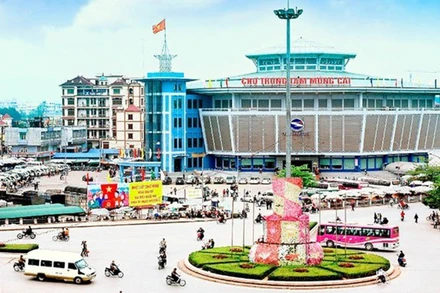 Một góc thành phố Móng Cái. (Ảnh: baoquangninh.com.vn)