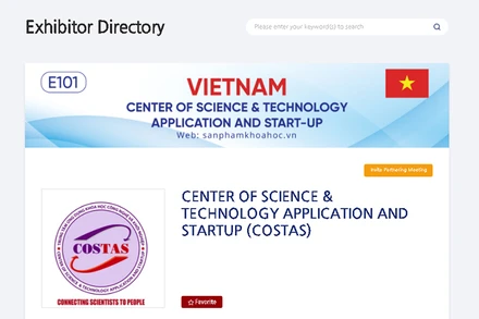 Doanh nghiệp Việt Nam tham gia Tuần lễ Đối tác Bio Asean - Hàn Quốc 2021 trưng bày sản phẩm và giới thiệu công ty trên Triển lãm online. 
