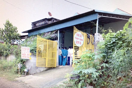 Hiện trường nơi xảy ra vụ việc.