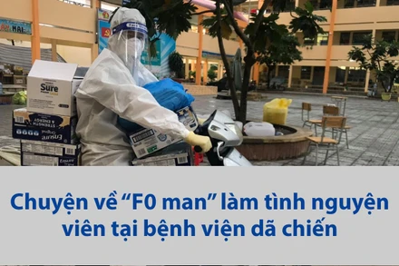 Chuyện về "F0 man" làm tình nguyện viên tại bệnh viện dã chiến