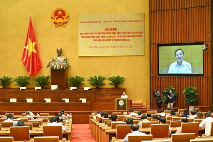 Quang cảnh hội nghị. (Ảnh: Duy Linh)