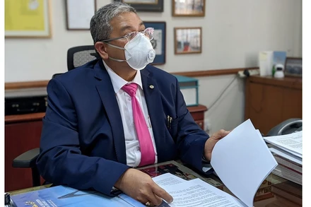 Đặc phái viên của ASEAN về Myanmar, ông Erywan Yusof phát biểu trong cuộc phỏng vấn với hãng tin Reuters tại Bandar Seri Begawan (Brunei), ngày 4/9/2021. (Ảnh: Reuters)