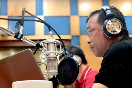 Bình luận viên Quang Tùng. (Ảnh: FBNV)