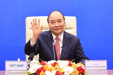 Chủ tịch nước Nguyễn Xuân Phúc. (Ảnh: Bộ Ngoại giao) 