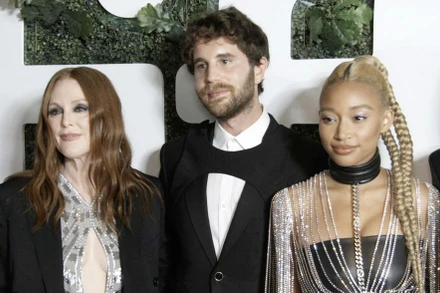 Các diễn viên phim “Dear Evan Hansen” giao lưu tại buổi chiếu phim mở màn LHP Toronto. (Ảnh: Reuters)