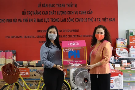 Hơn 480 triệu đồng hỗ trợ dịch vụ giúp phụ nữ, trẻ em bị bạo lực giới
