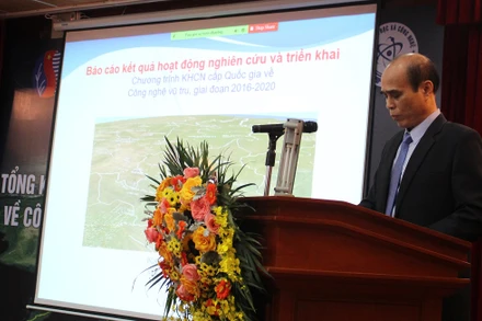 PGS, TS Doãn Minh Chung, Chủ nhiệm Chương trình khoa học và công nghệ cấp quốc gia về công nghệ vũ trụ giai đoạn 2016-2020.