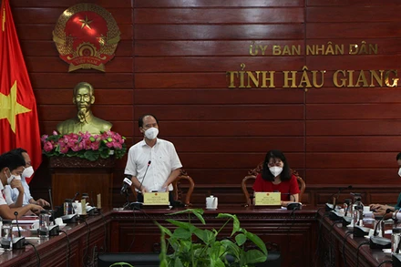 Quang cảnh buổi làm việc.