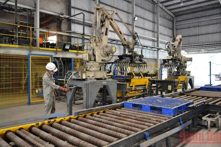 Dây chuyền sản xuất phân bón tại Nhà máy DAP-2 Lào Cai ngừng hoạt động.