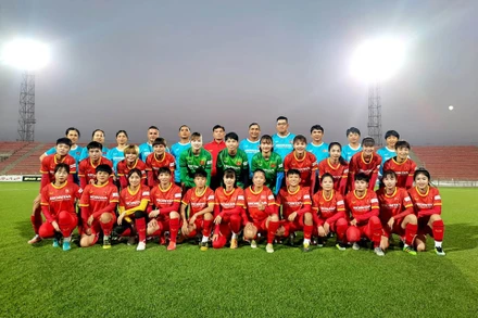 Các thành viên đội tuyển nữ Việt Nam. (Ảnh: VFF)