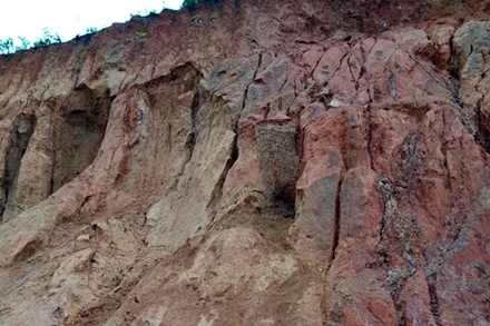 Khu vực xảy ra vụ tai nạn.(Ảnh người dân cung cấp)