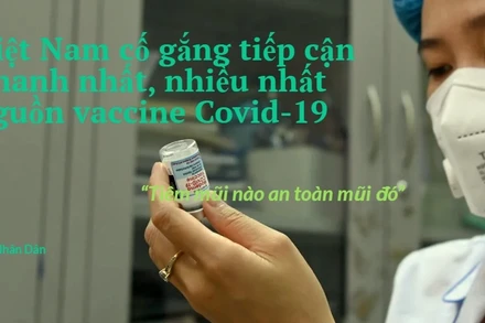 Việt Nam cố gắng tiếp cận nhanh nhất, nhiều nhất nguồn vaccine Covid-19