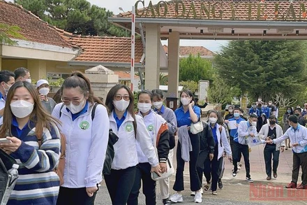 Các tình nguyện viên lên đường hỗ trợ phòng, chống dịch tại TP Hồ Chí Minh.