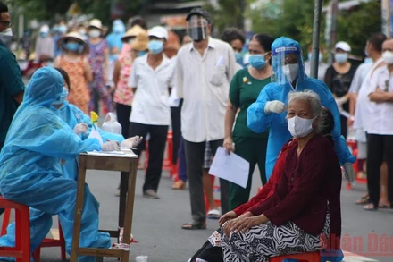 TP Mỹ Tho phong tỏa những khu vực có nguy cơ rất cao để tiếp tục bóc tách F0 ra khỏi cộng đồng.