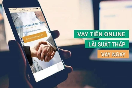 Cơ quan Công an khuyến cáo người dân cần cảnh giác khi vay tiền online thông qua các trang mạng xã hội. (Ảnh minh họa)