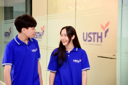 Sinh viên trường USTH. (Ảnh: Nhà trường cung cấp)