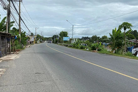 Xã Bình Mỹ thời điểm thực hiện giãn cách xã hội theo Chỉ thị 15.