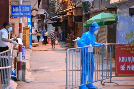 Quận Thanh Xuân vẫn là tâm dịch (Ảnh minh họa)