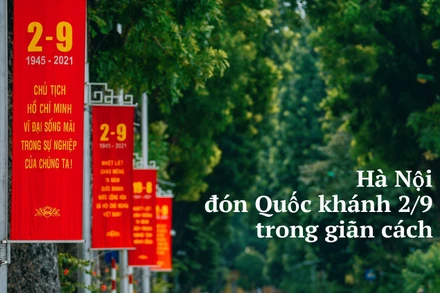 Hà Nội đón Quốc khánh 2/9 trong giãn cách