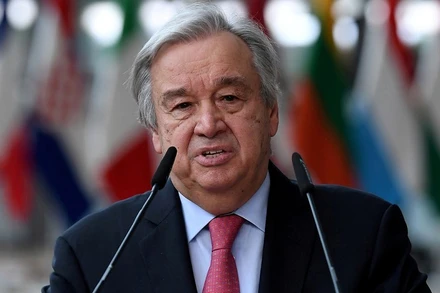 Tổng Thư ký Liên hợp quốc Antonio Guterres. (Ảnh: Reuters)