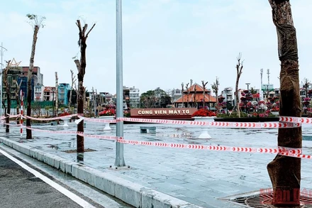 Từ ngày 15/9, các vườn hoa, công viên trên địa bàn TP Hải Phòng sẽ được dỡ phong toả và hoạt động trở lại. (Ảnh: NGÔ QUANG DŨNG).