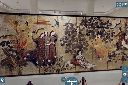 Hình ảnh trong tour 3D tham quan Bảo tàng Mỹ thuật Việt Nam. (Ảnh: Bảo tàng Mỹ thuật Việt Nam)
