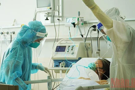 Điều trị và chăm sóc bệnh nhân mắc Covid-19.