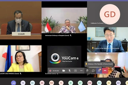 Các đại biểu tham dự cuộc họp. (Ảnh: Đại sứ quán Việt Nam tại Thái Lan)