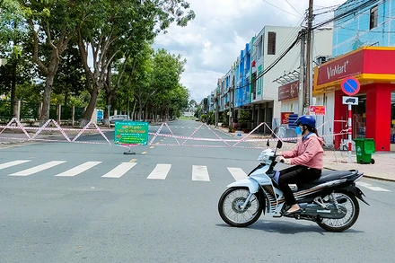 TP Cao Lãnh cùng bảy huyện, thành phố thực hiện giãn cách xã hội theo Chỉ thị 15+.
