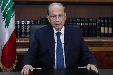 Tổng thống Lebanon, ông Michel Aoun. (Ảnh: Reuters)