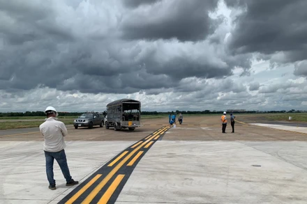 Đường lăn S7, S8 đưa vào khai thác ngày 10/9 sau 5 tháng thi công.