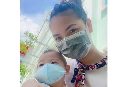 Gia đình chị Mai Thị Thu đã vững vàng vượt qua Covid-19. 