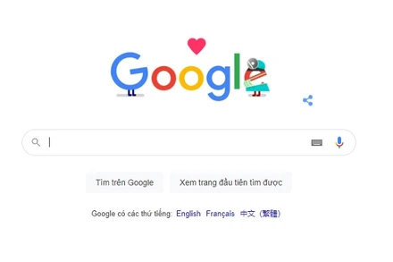 Google Doodle tri ân những anh hùng tuyến đầu chống dịch Covid-19 sáng 9/9. (Ảnh chụp màn hình)