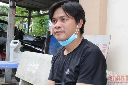 Đối tượng Nguyễn Văn Kiếm bị bắt giữ.