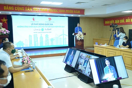 Phát động hưởng ứng Chiến dịch “Làm cho thế giới sạch hơn” năm 2021.