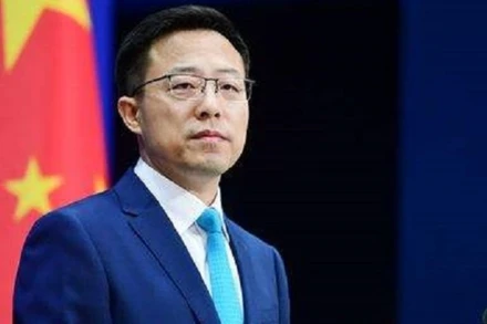 Người phát ngôn Bộ Ngoại giao Trung Quốc Triệu Lập Kiên.