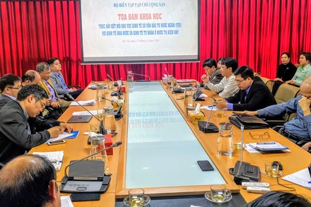 Tọa đàm tăng cường kết nối giữa các doanh nghiệp FDI với doanh nghiệp trong nước.