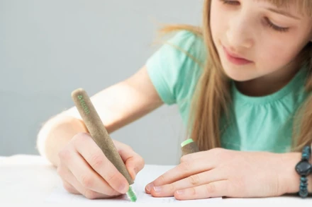 Bút Scribit có thể dùng để vẽ bằng tay hoặc sử dụng trong robot Scribit vẽ tường của CRA. Ảnh: Carlo Ratti Associati.