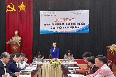 Hội thảo nâng cao hiệu quả hoạt động vay vốn từ Quỹ quốc gia về việc làm.