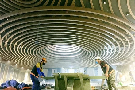  Trụ sở Tòa án nhân dân tối cao được xây dựng áp dụng nhiều công nghệ chống cháy mới.