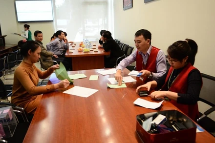 Một phiên đấu giá tại HNX. (Ảnh minh họa) 