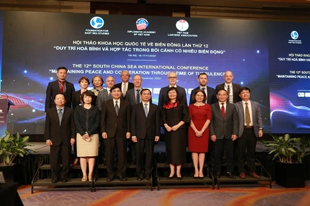 Các đại biểu trong phiên khai mạc Hội thảo, ngày 16-11. (Ảnh: Bộ Ngoại giao Việt Nam)