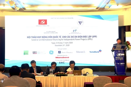 Hội thảo huy động vốn quốc tế cho các dự án điện độc lập.