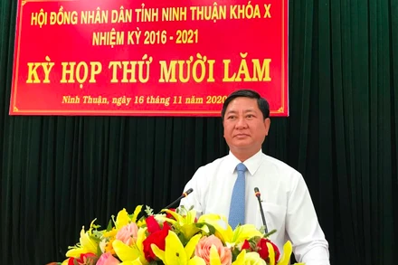 Đồng chí Trần Quốc Nam được bầu giữ chức Chủ tịch UBND tỉnh Ninh Thuận, nhiệm kỳ 2016-2021.