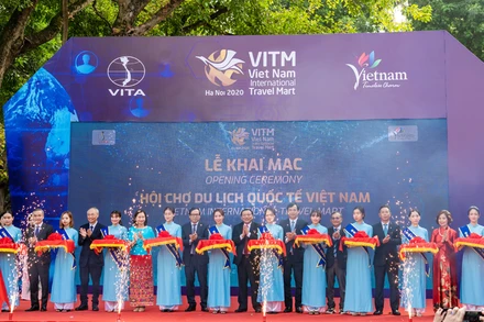 Lễ khai mạc Hội chợ Du lịch Quốc tế Việt Nam 2020 (Ảnh: VITA)