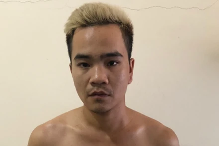 Đối tượng Nguyễn Tiến Mạnh tại cơ quan chức năng. (Ảnh: CACC)