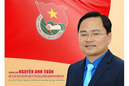 Đồng chí Nguyễn Anh Tuấn, Bí thư Thứ nhất T.Ư Đoàn TNCS Hồ Chí Minh, Chủ tịch T.Ư Hội LHTN Việt Nam.